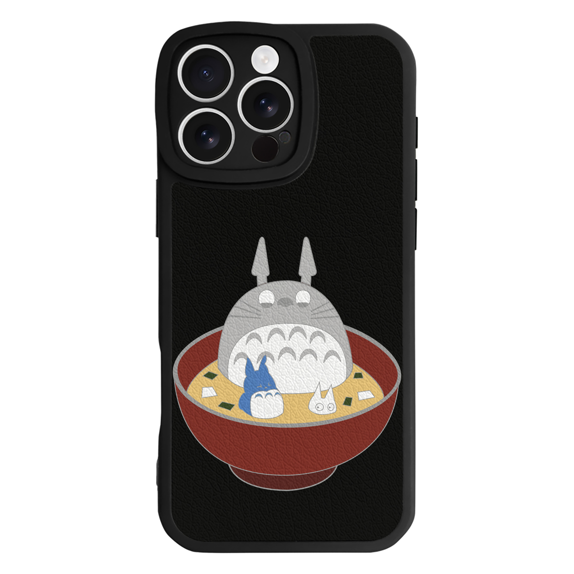 （画像用） となりのトトロ 草壁メイ 草壁サツキ My Neighbor Totoro Satsuki Kusakabe Mei Kusakabe 【iPhone 16シリーズ対応】シリコンスマホケース（レザー調） 材質：シリコン
